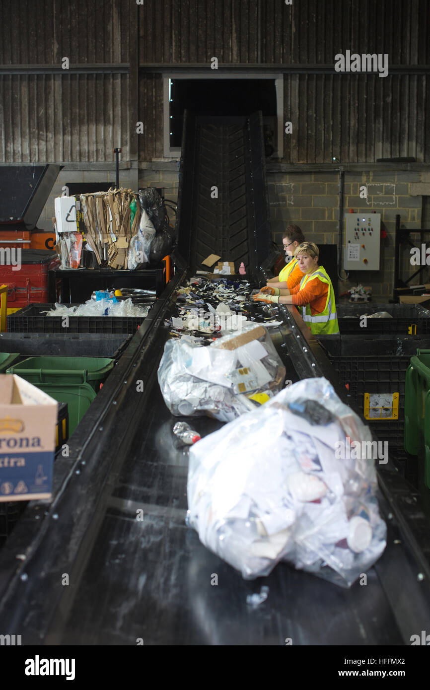 Gatwick airport's waste plant becoming the first airport in the world able to dispose of Category 1 waste on site and convert it into energy, UK Stock Photo