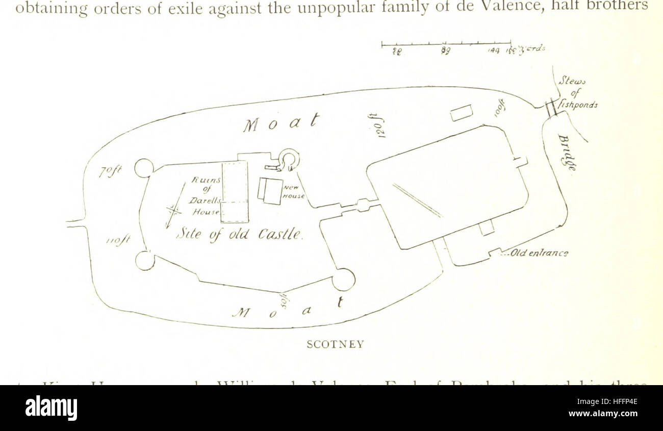 Image taken from page 132 of 'The Castles of England: their story and structure ... With ... illustrations and ... plans' Image taken from page 132 of 'The Castles of England Stock Photo