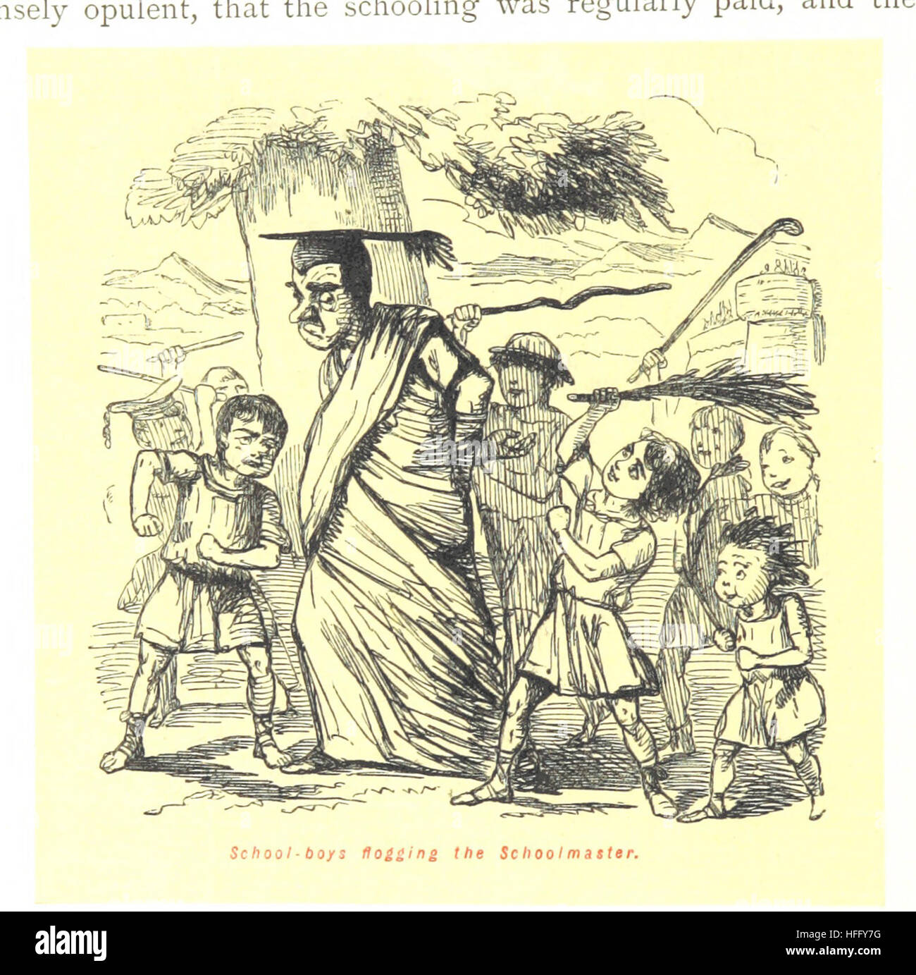 An image from 'The Comic History of Rome,' illustrated by John Leech ...