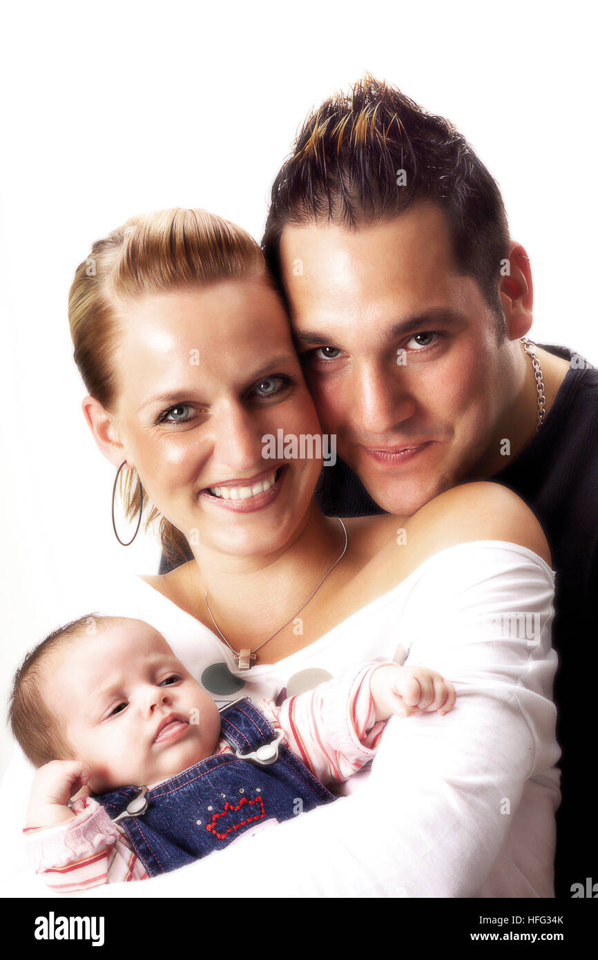 Young family Stock Photo