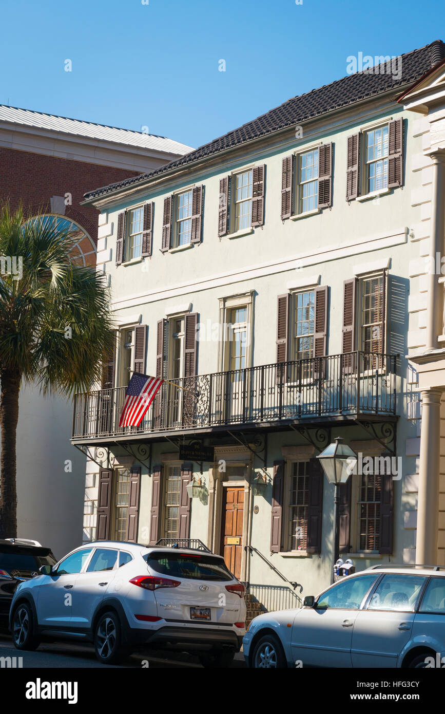 USA South Carolina Charleston typical building property architecture