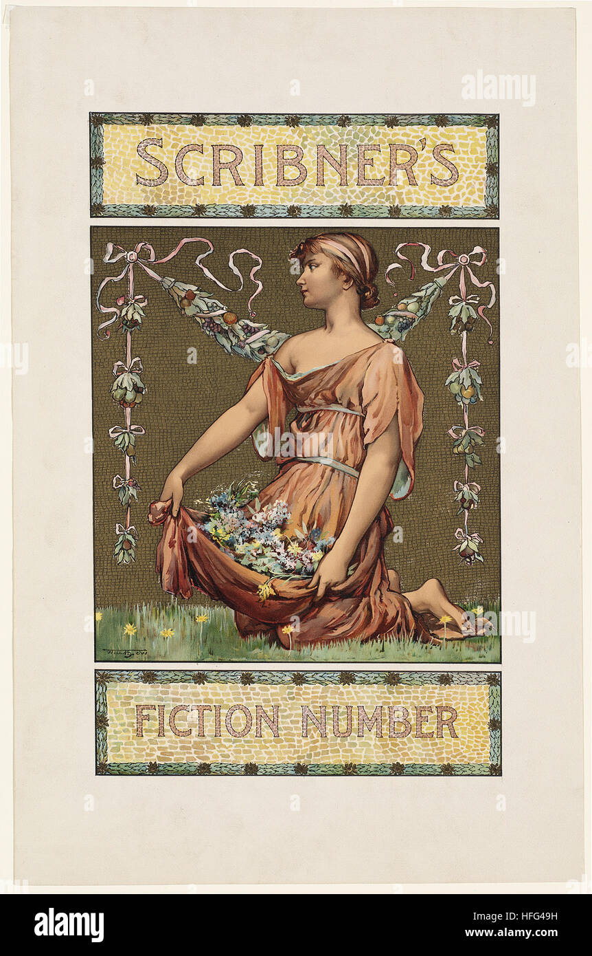 Scribner's fiction number Stock Photo