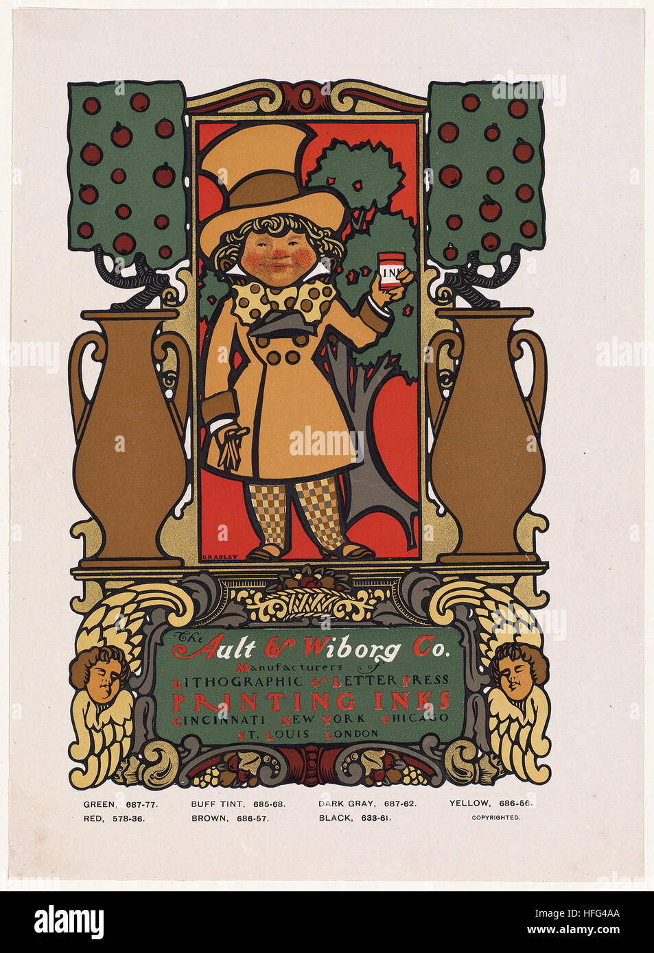 The Ault & Wiborg Co. Stock Photo