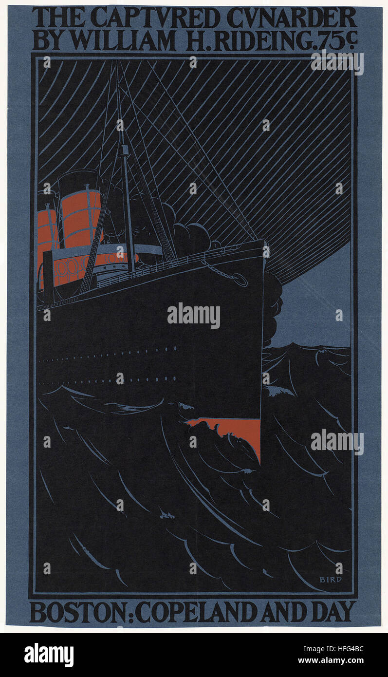 The captured cunarder by William H. Rideing Stock Photo