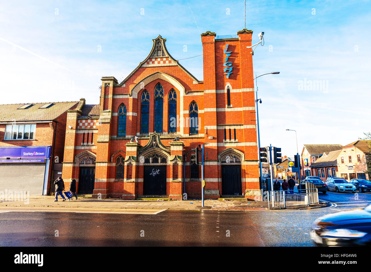 The Light Bar club clubs Scunthorpe town in North Lincolnshire, England