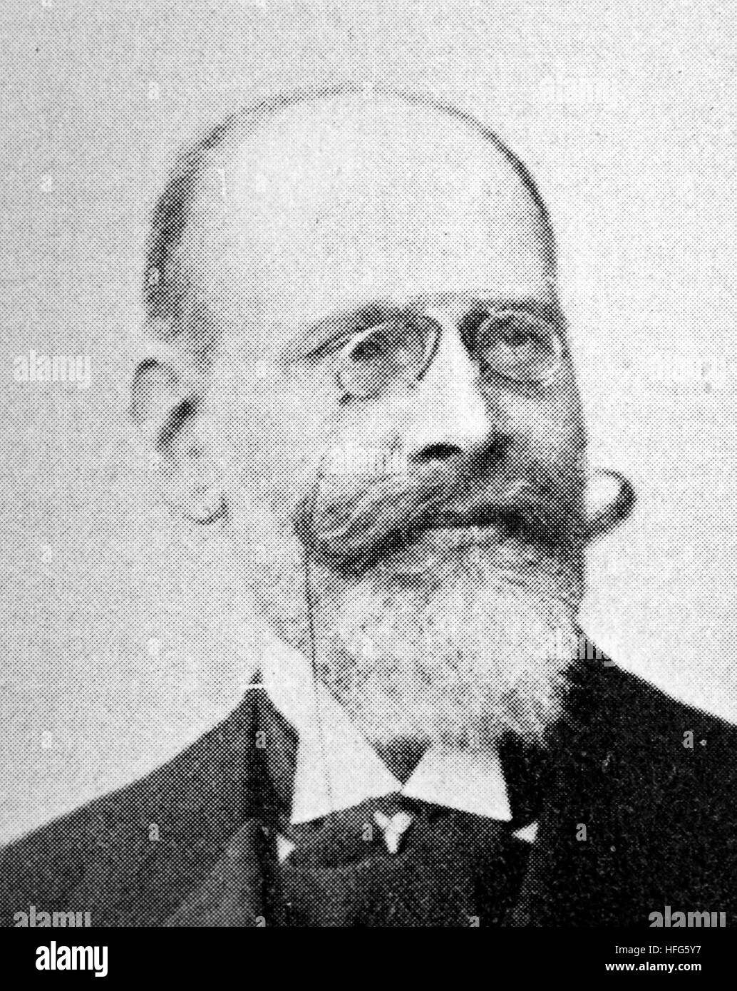Hans Heinrich XIV. Bolko Graf von Hochberg, 1843 -1926, Was a German diplomat, director and composer, reproduction photo from the year 1895, digital improved Stock Photo