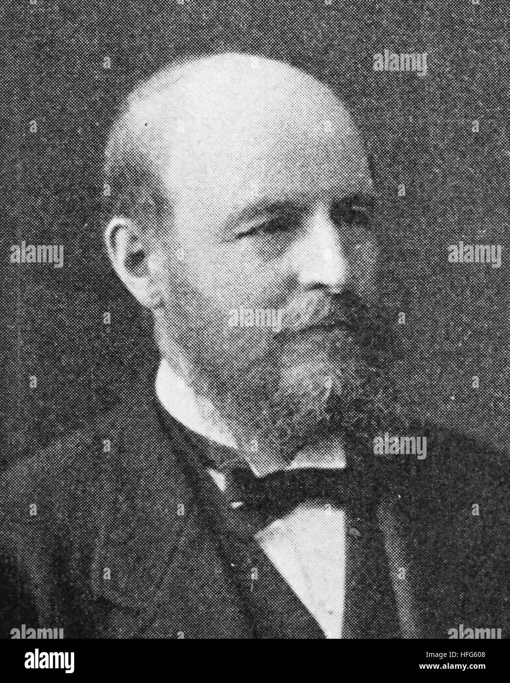 Botho Wendt August Graf zu Eulenburg, 1831 - 1912, was a Prussian statesman., reproduction photo from the year 1895, digital improved Stock Photo