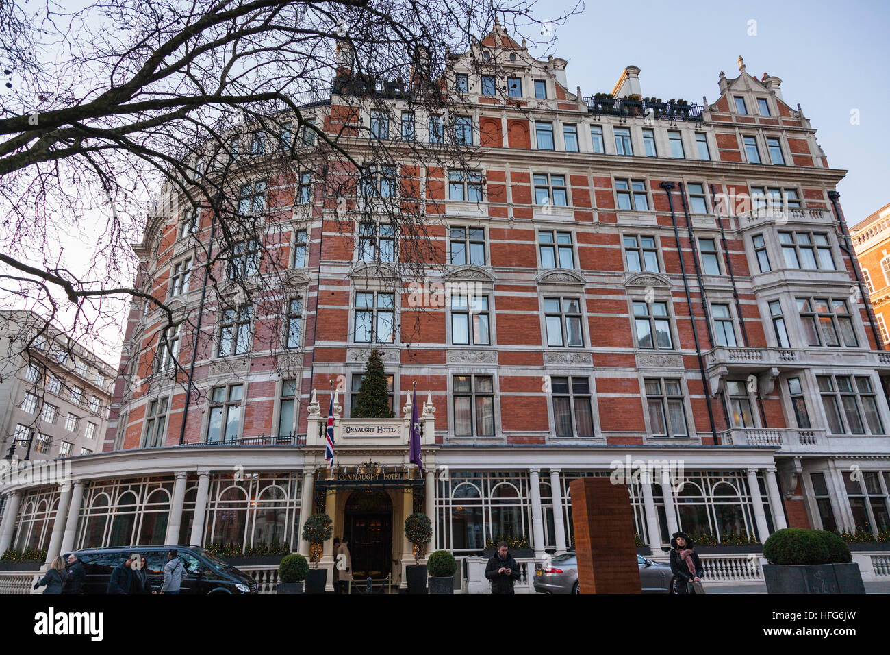 The Connaught Hotel Mayfair Stock Photo