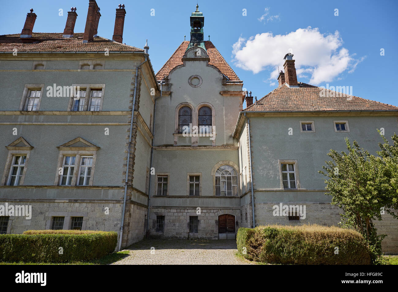 Sherborne castle. Zakarpatska Oblast. Ukraine. Stock Photo