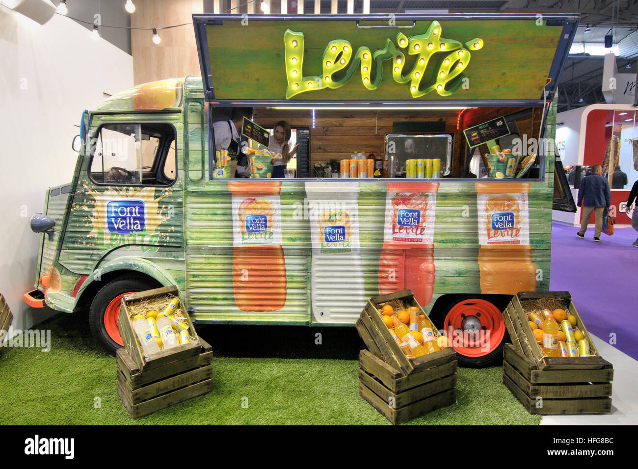 Barcelona food truck hires stock photography and images Alamy
