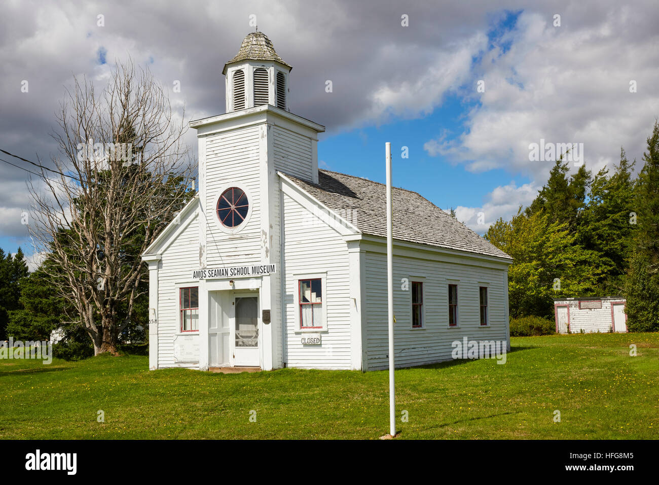 Amos Seaman School Museum, Minudie, Novia Scotia, Canada Stock Photo Alamy