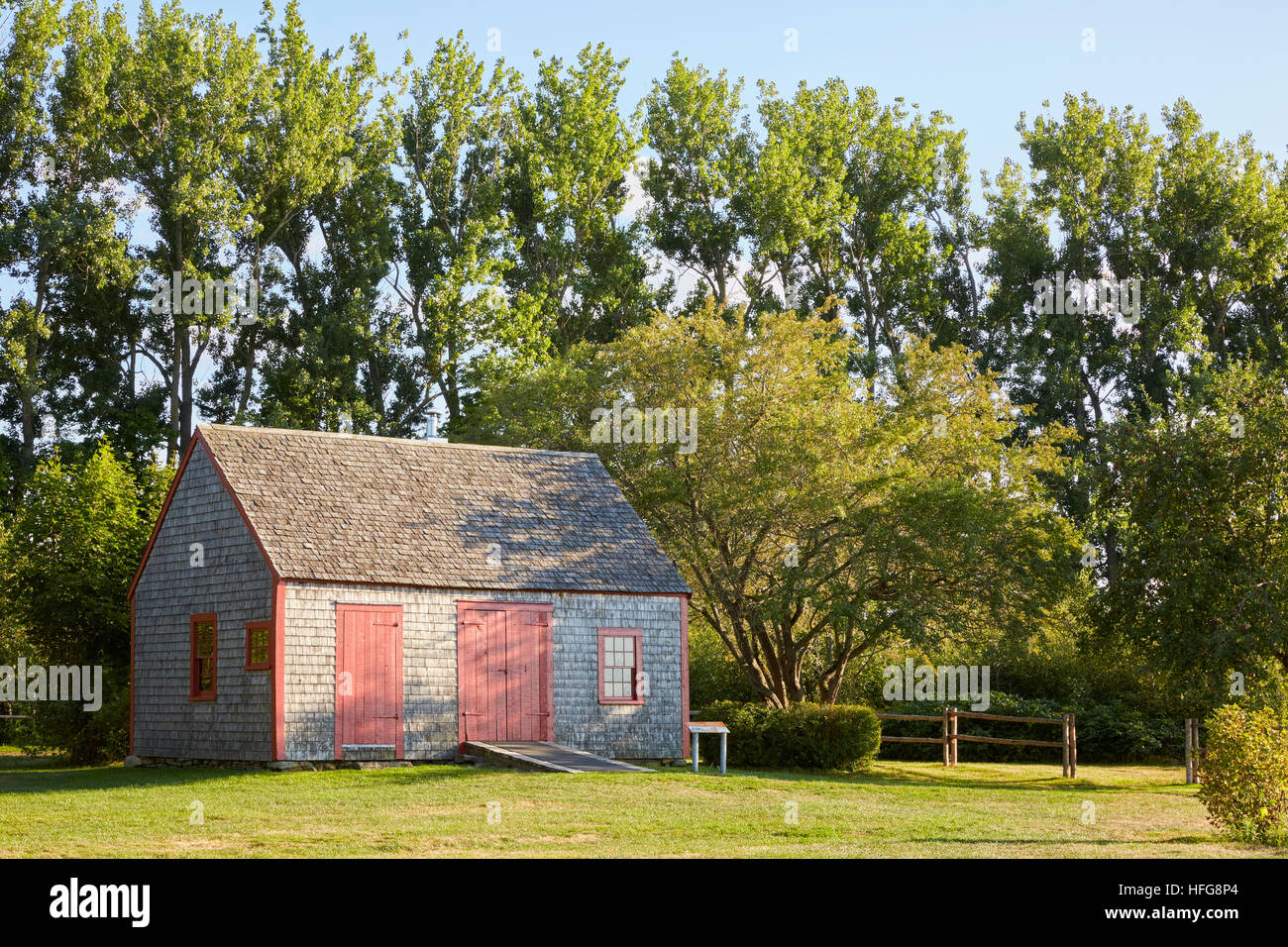 Blacksmith shop, Grand Pre, Annapolis Valley, Nova Scotia, Canada Stock