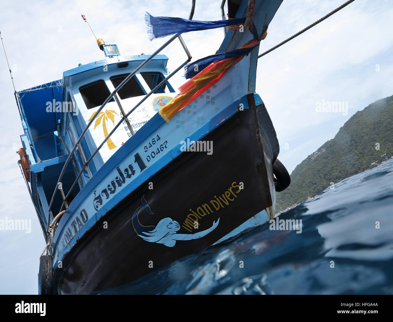 Diving in Koh Tao Stock Photo Alamy