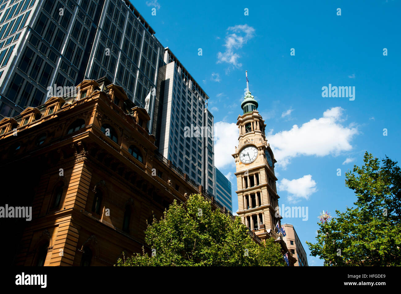 City Buildings on Martin Pl - Sydney - Australia Stock Photo