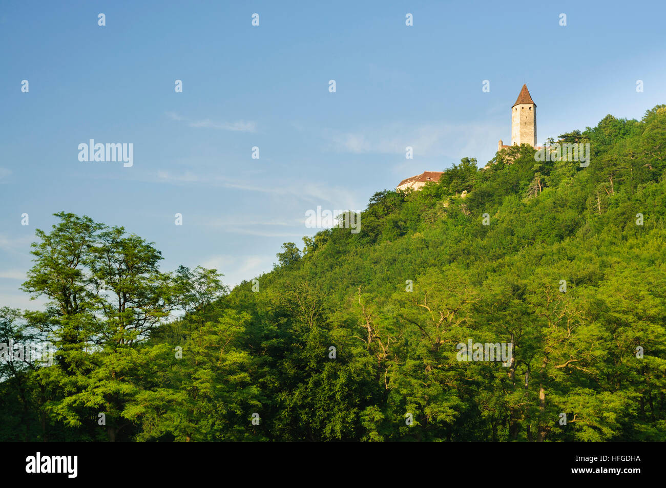 Seebenstein: Seebenstein Castle over the Pittental, Bucklige Welt, Wiener Alpen, Alps, Niederösterreich, Lower Austria, Austria Stock Photo