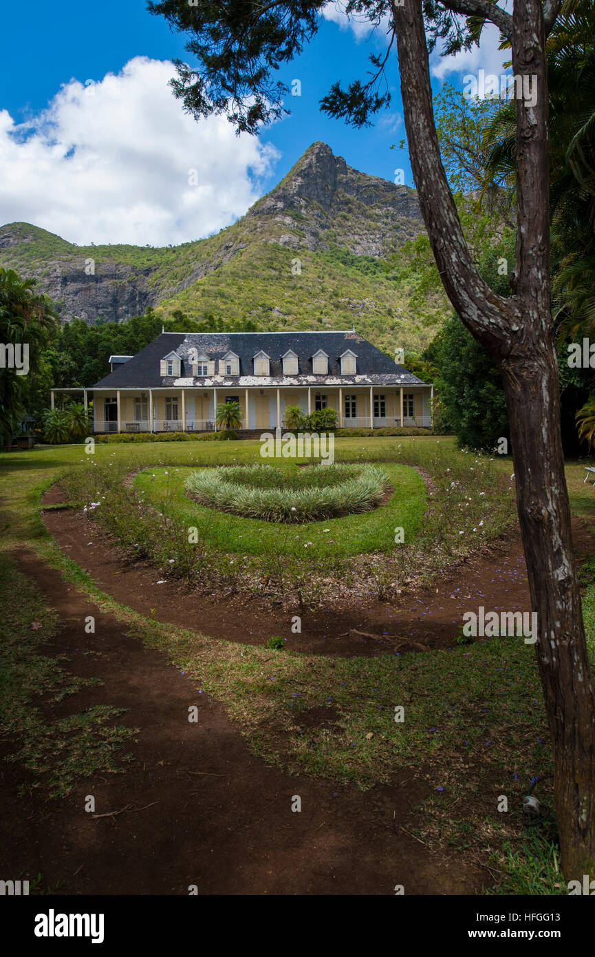 The Eureka House in Moka, Mauritius. Stock Photo