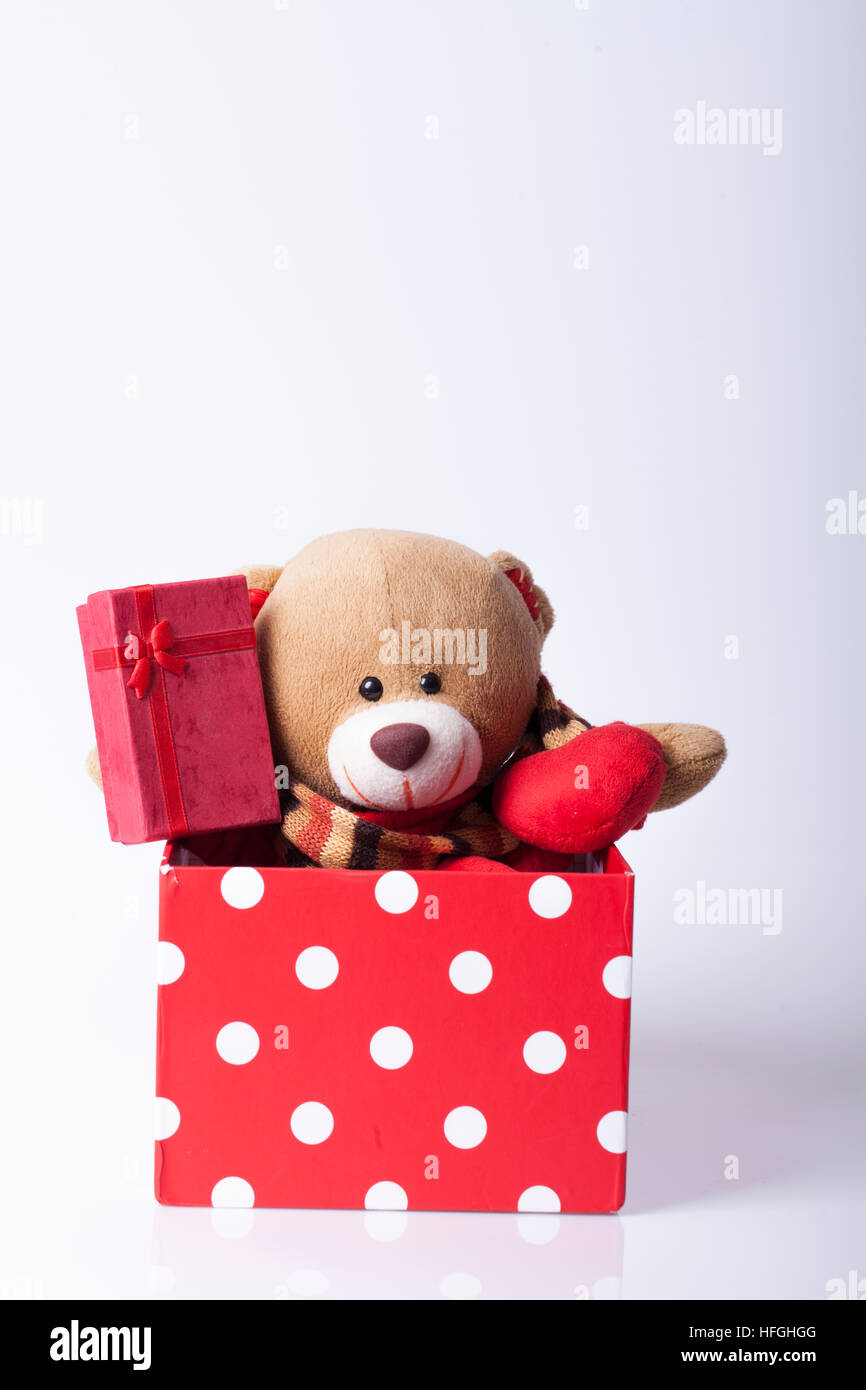 Bear Toy And Giftsl Selective Focus And Small Depth Of Field Stock bear-toy-and-giftsl-selective-focus-and-small-depth-of-field-stock