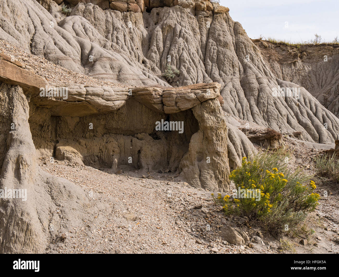 Bentonite formation, cannonball concretions, 14Mile Scenic Drive