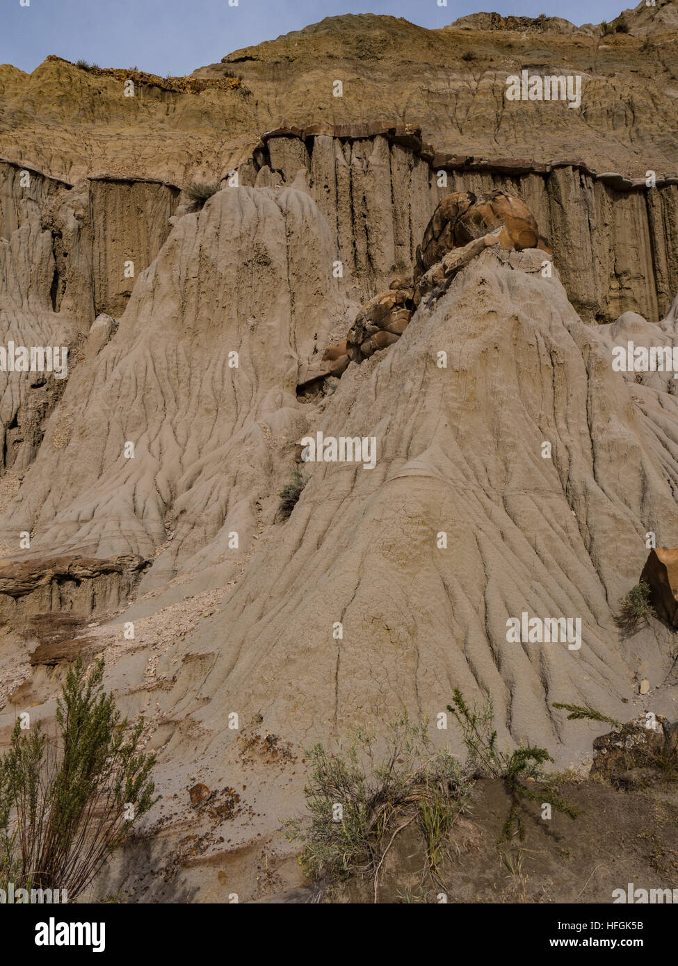 Bentonite formation, cannonball concretions, 14Mile Scenic Drive
