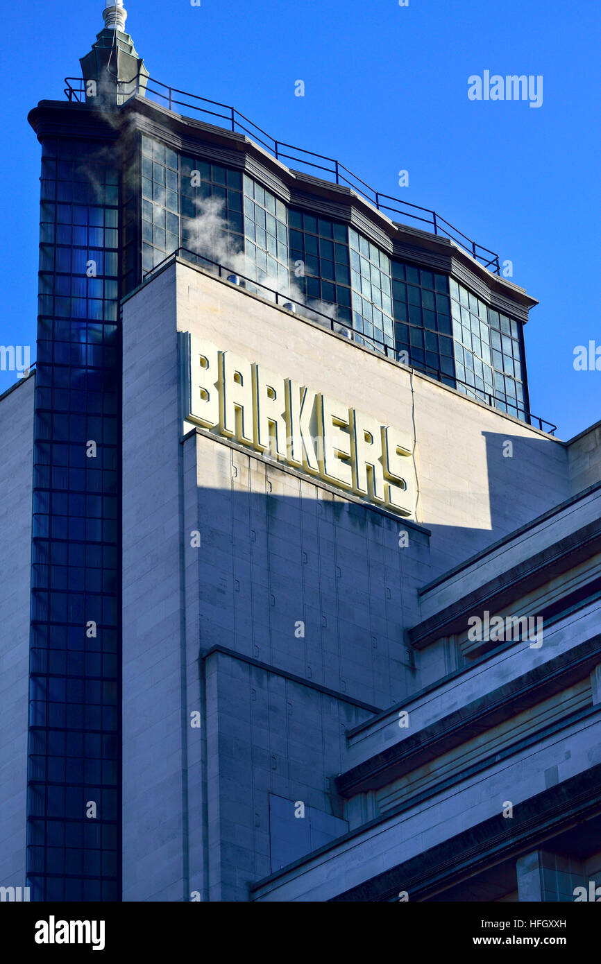 London, England, UK. Former Barkers Dept Store, Kensington High Street