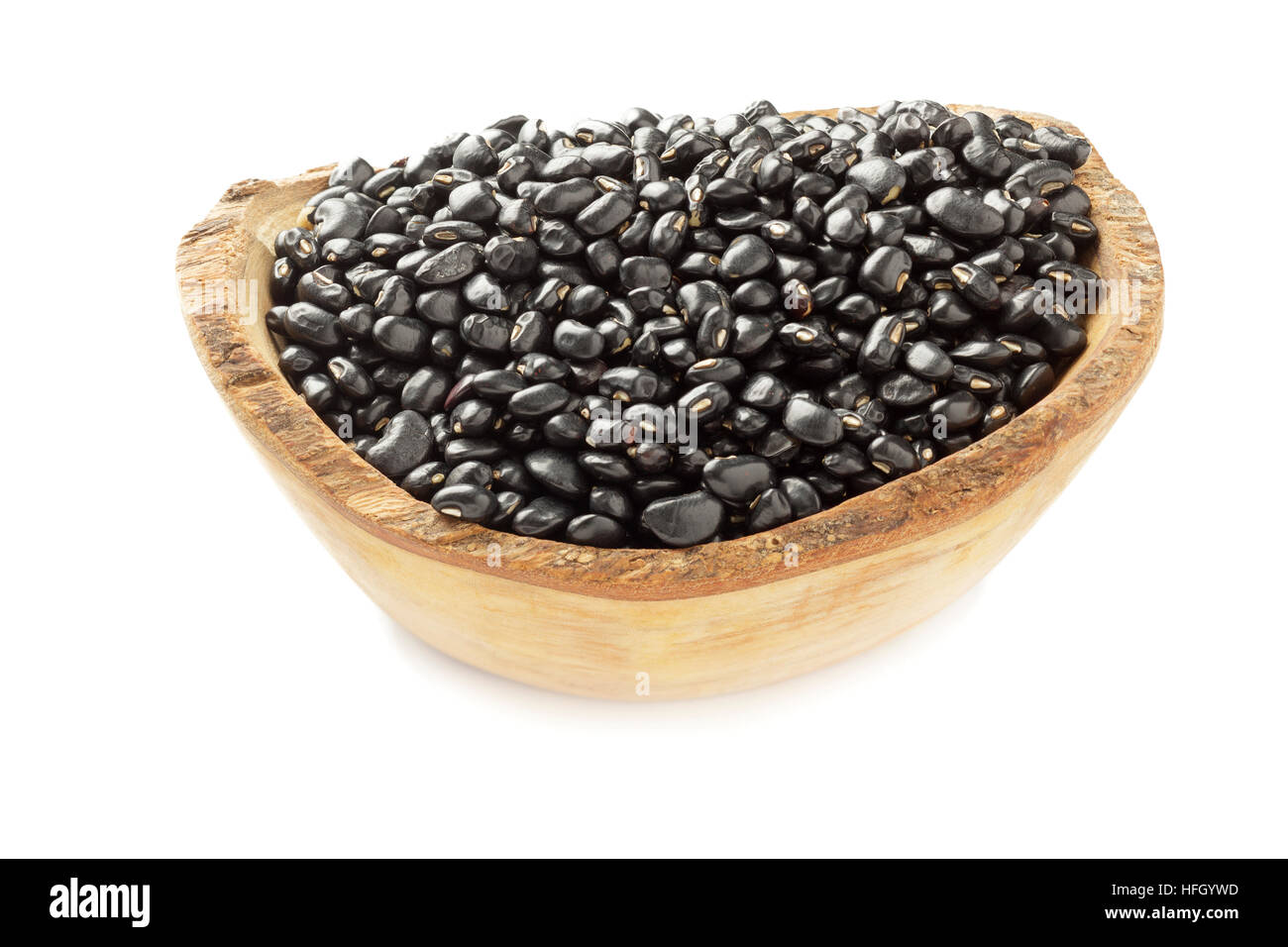 Black beans – dried Stock Photo
