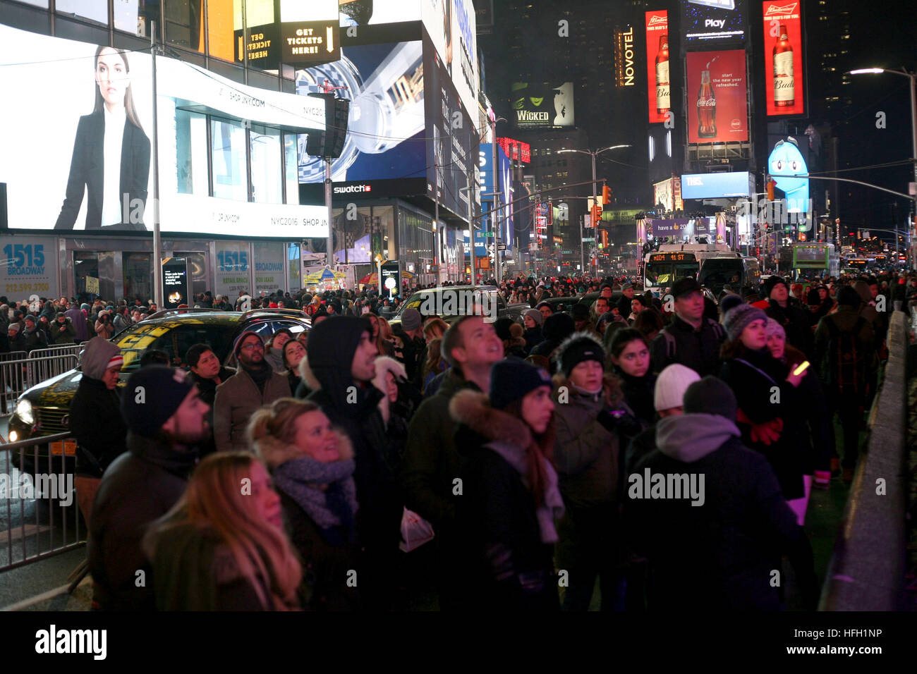 Times Square BuildUp Ahead of New Year's Eve Celebration, New York