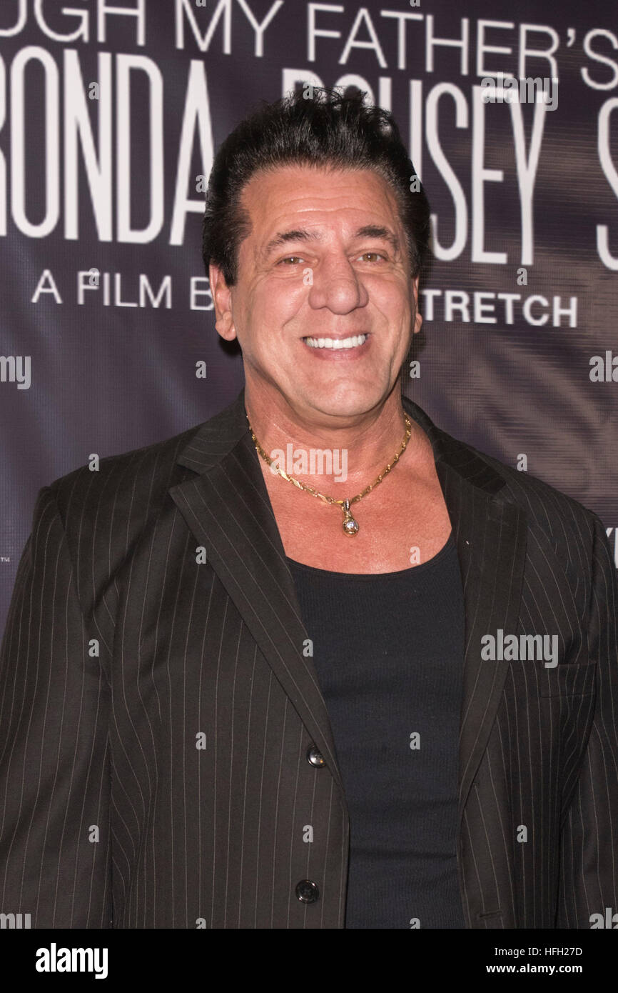 Hollywood, USA. 30th Dec, 2016. Chuck Zito attends at The Ronda Rousey Story film premiere