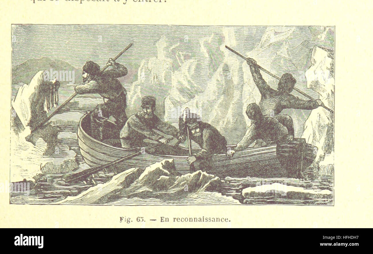 'Le Pôle Nord et le Pôle Sud' presents an illustrated work on the North ...