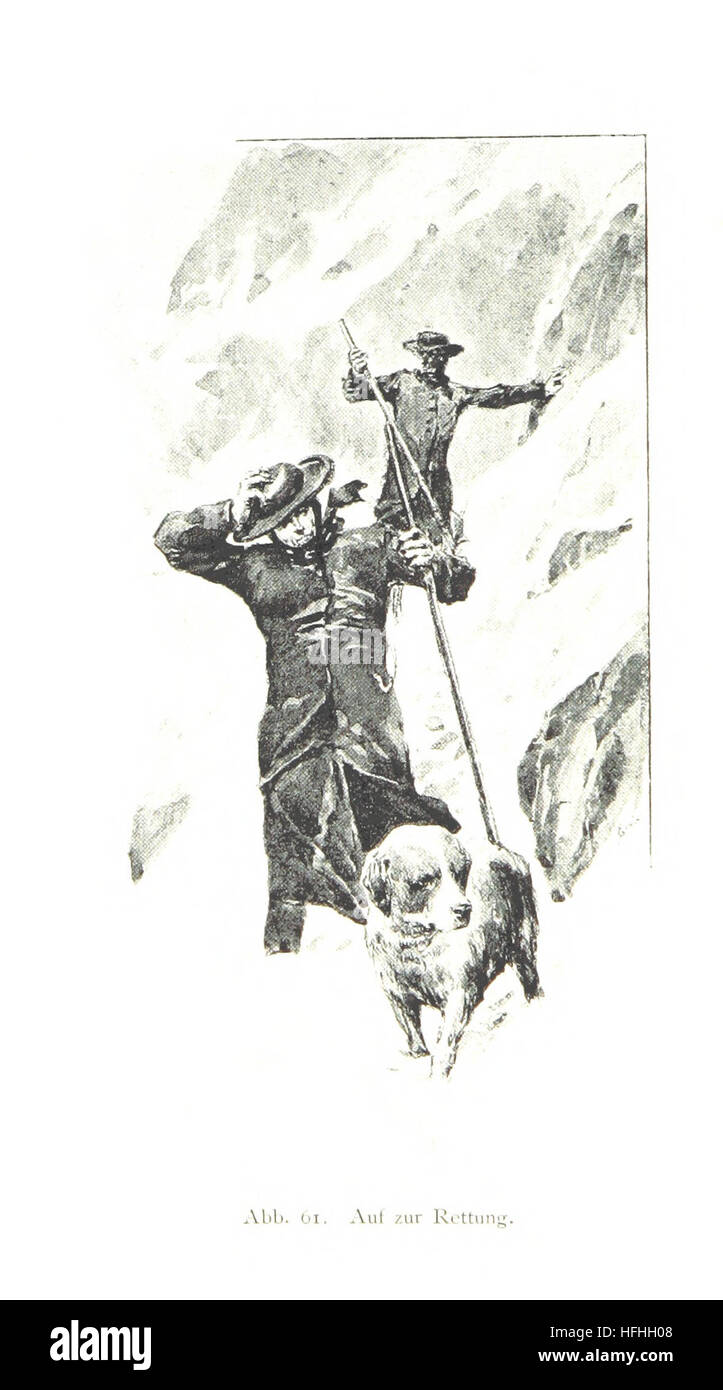 Image taken from page 164 of 'Aus den Alpen ... Illustriert, etc' Image taken from page 164 of 'Aus den Alpen Stock Photo