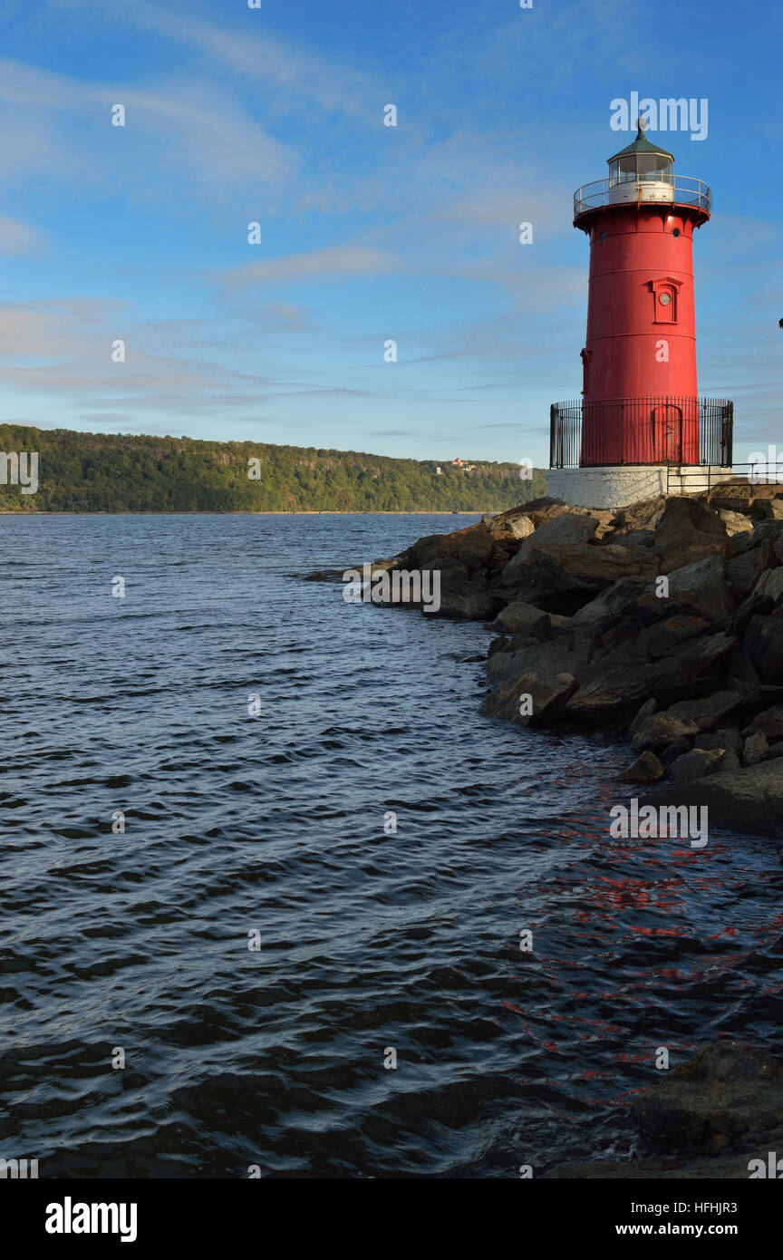 Little Red Lighthouse. Stock Photo