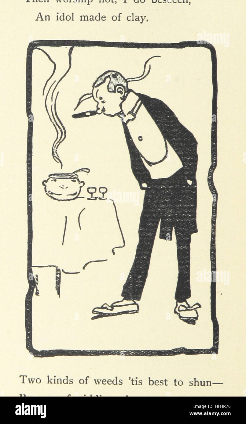 Image taken from page 18 of 'Bachelor Ballads, and other lazy lyrics ... Illustrated by J. Hassall' Image taken from page 18 of 'Bachelor Ballads, and other Stock Photo