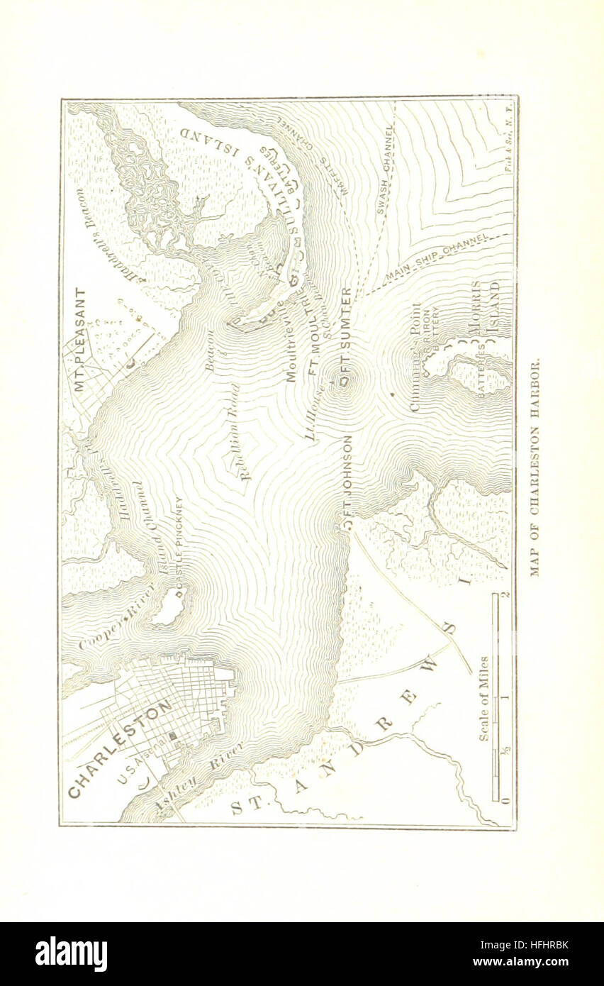 Reminiscences of Forts Sumter and Moultrie in 1860-'61 Image taken from page 18 of 'Reminiscences of Forts Sumter Stock Photo