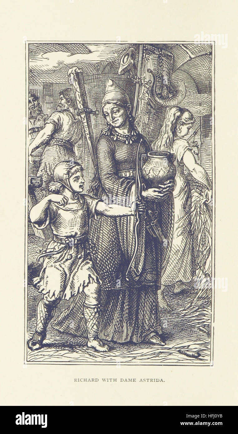 Image taken from page 10 of '[The Little Duke; or, Richard the Fearless. By the author of “the Heir of Redclyffe” [Miss Yonge].]' Image taken from page 10 of '[The Little Duke; or, Stock Photo