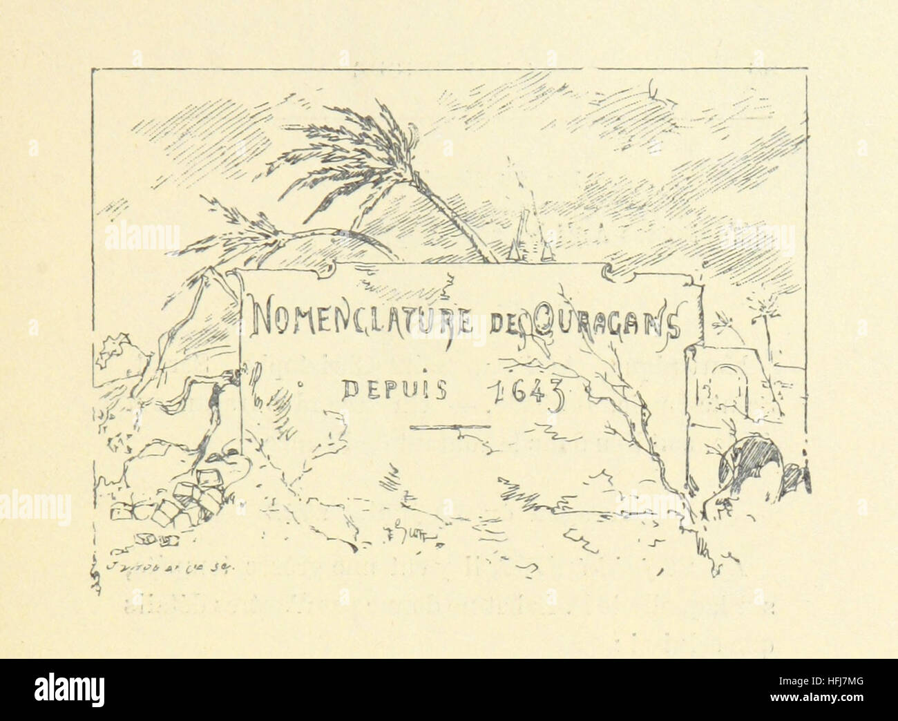 La Martinique. [An account of the hurricane of 18th Aug. 1891.] Image
