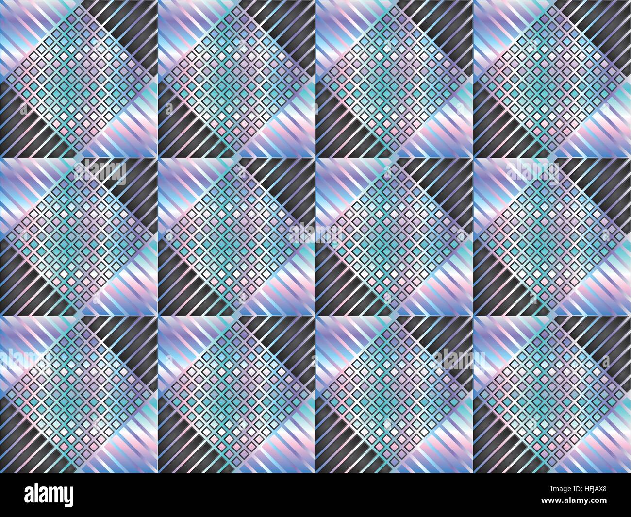 Abstract vector seamless pattern with squares and lines Stock Vector ...