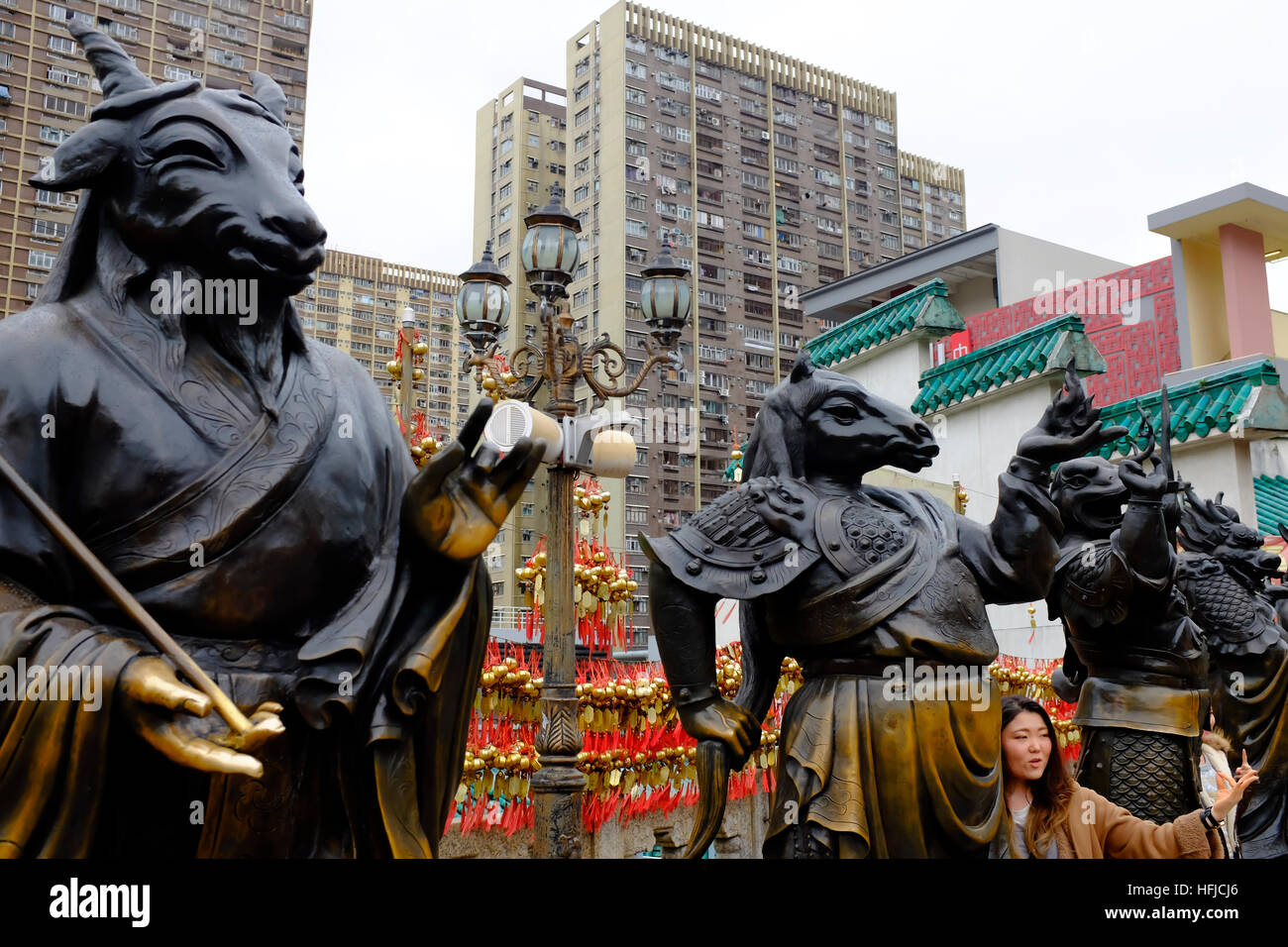 Asian zodiac statues High Resolution Stock Photography and Images Alamy