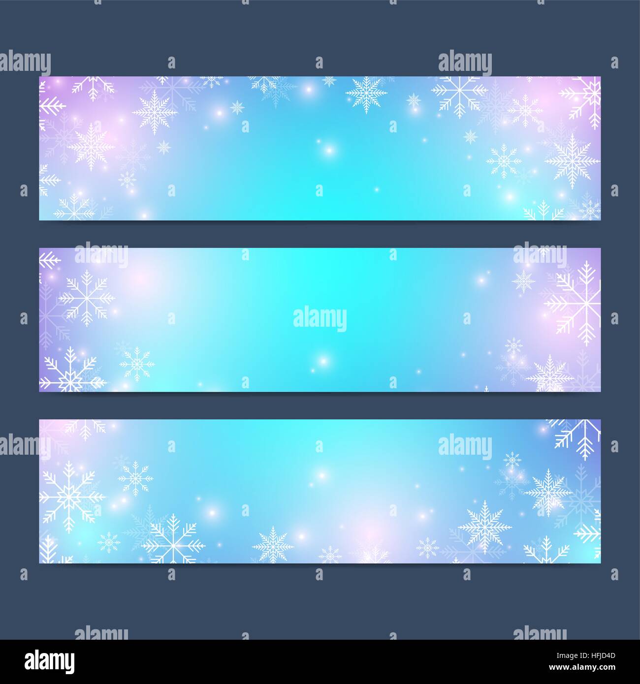 Modern Happy New Year set of vector banners. Christmas background ...