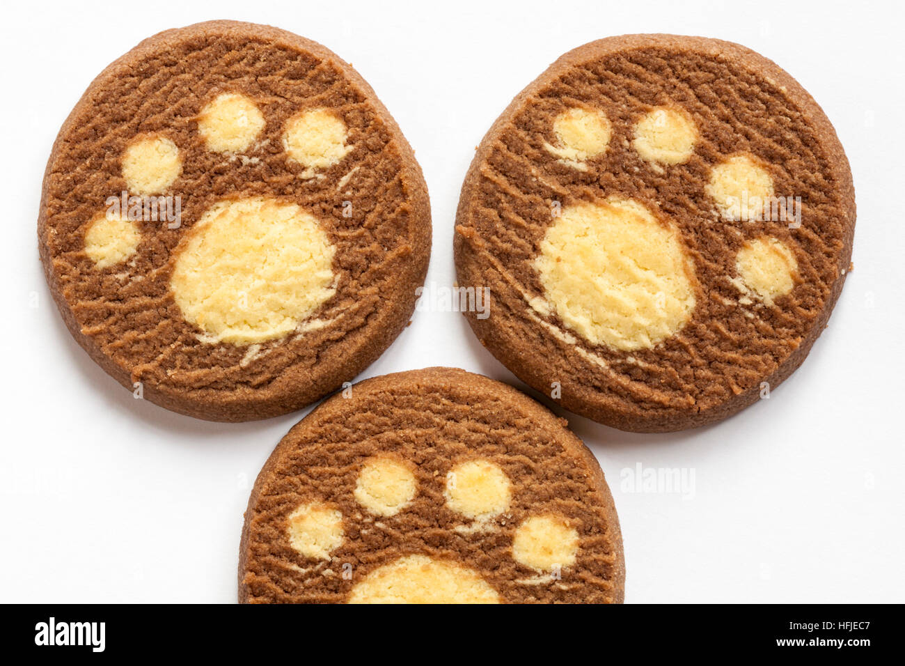 M S new Paw Print biscuits all butter chocolate vanilla flavour