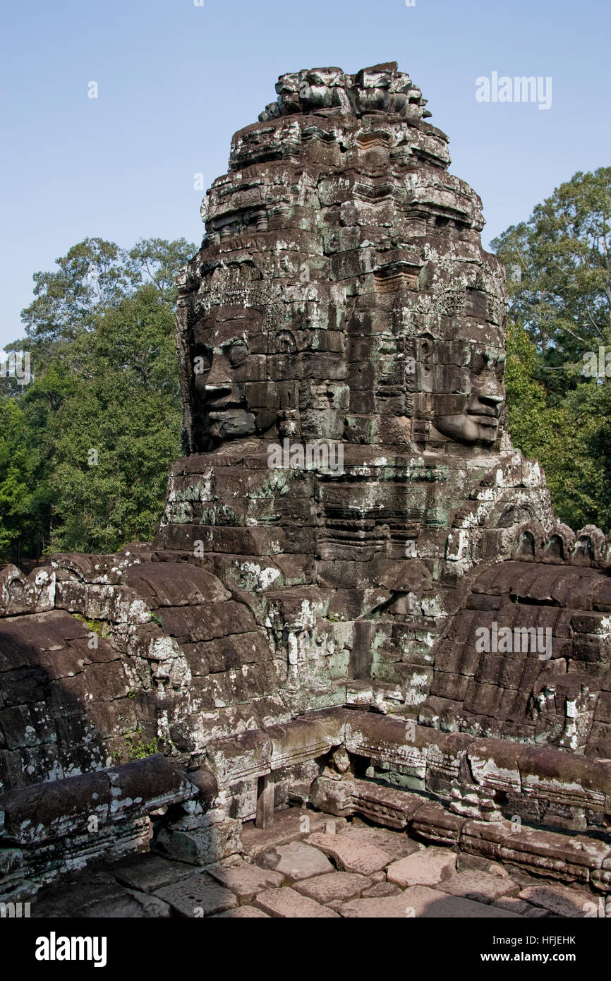 Touring Angkor Wat Stock Photo