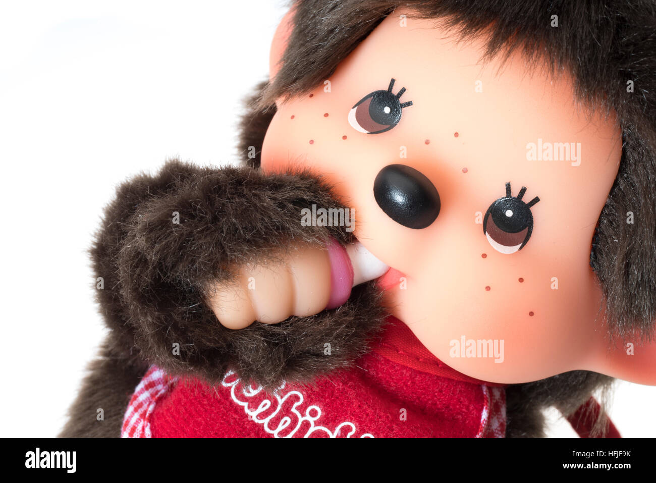 Monchhichi モンチッチ Japanese stuffed toy monkey by Sekiguchi Corporation first  released in 1974 Stock Photo - Alamy