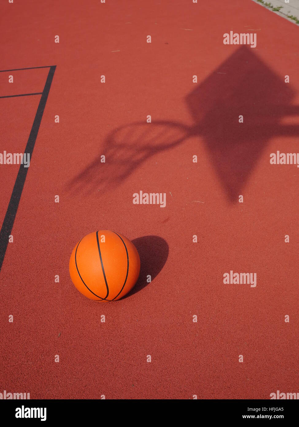 basketball hoop Stock Photo