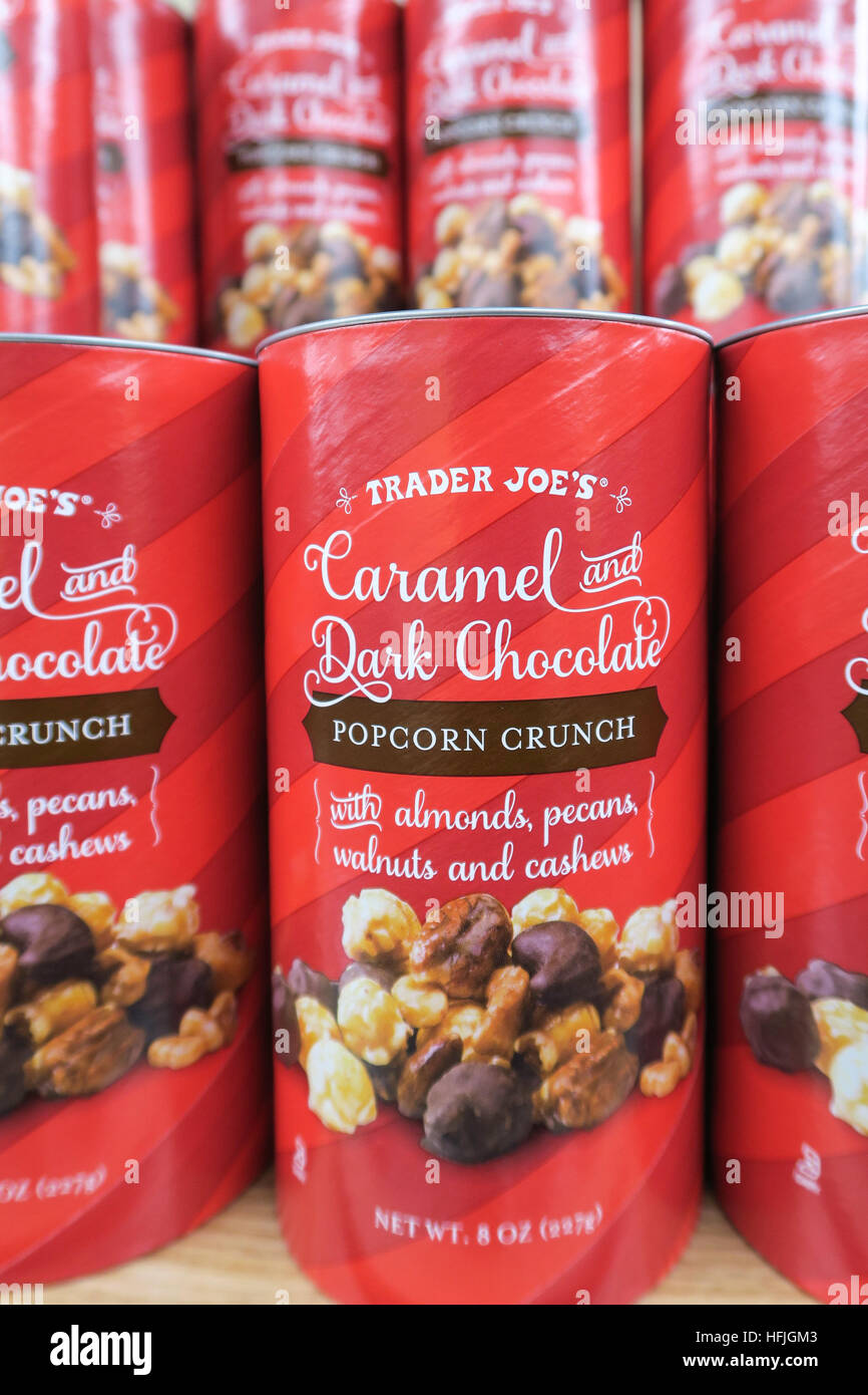 Trader Joe's Popcorn Crunch Snack, USA Stock Photo Alamy