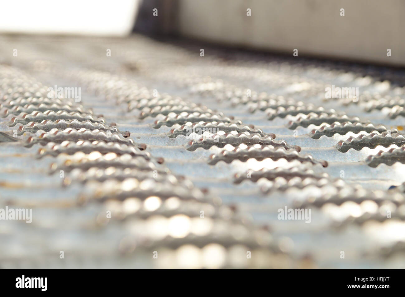 metal platform texture blurred stripe monochrome Stock Photo - Alamy