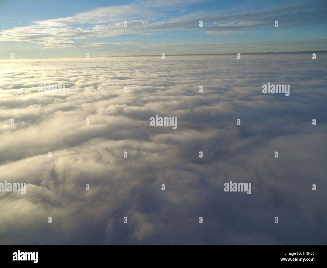 Flight Above Clouds Stock Photo - Alamy