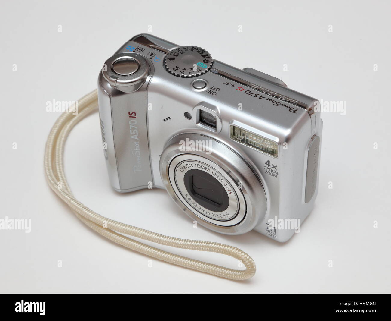 Canon PowerShot A570 - 7.1 Mpx Digital compact camera Stock Photo