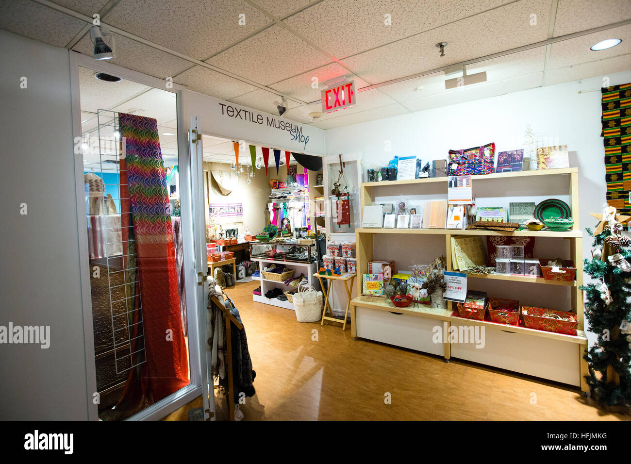 Toronto Textile museum gift shop Stock Photo Alamy