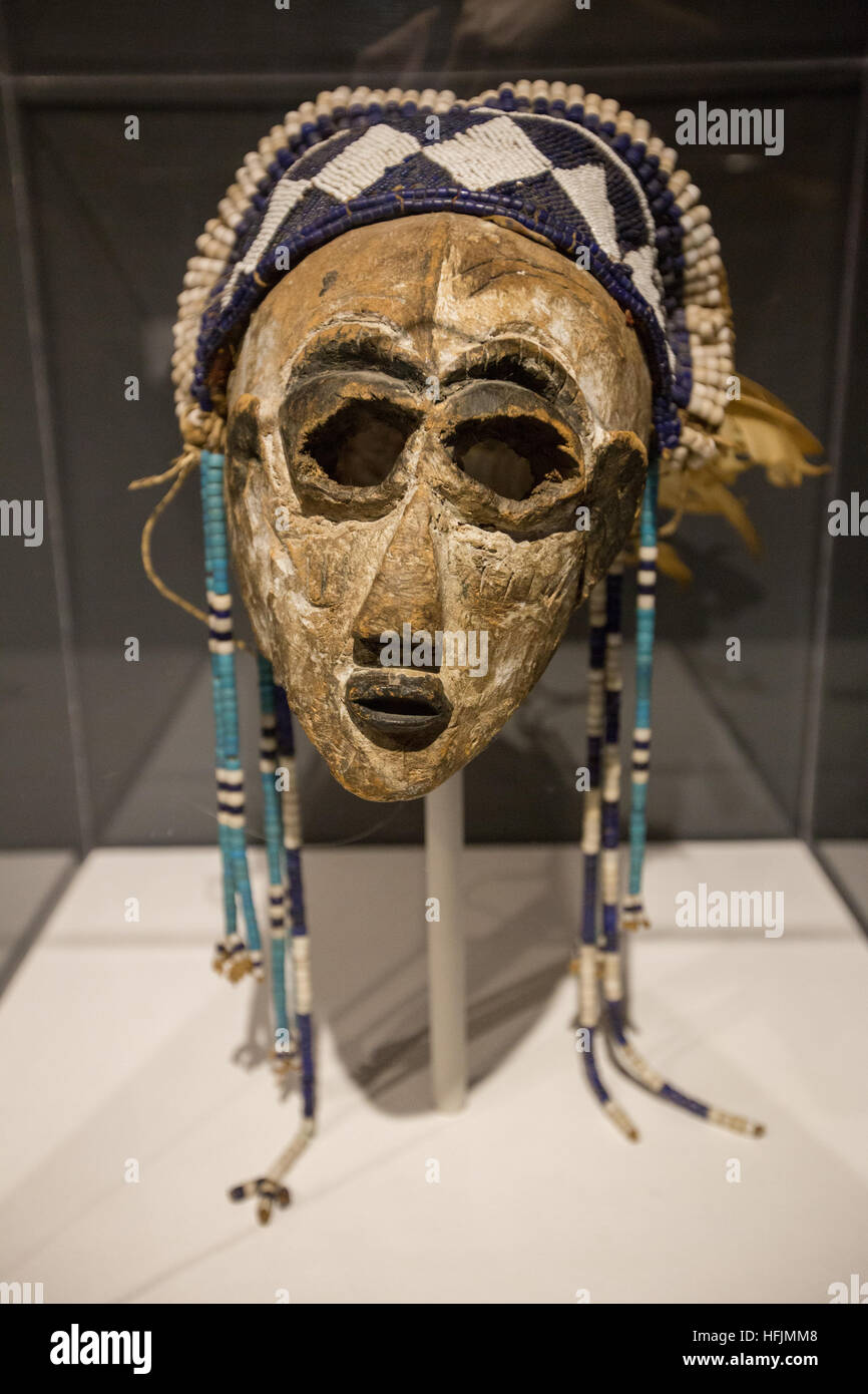 aghogho mmwo maiden mask worn nigerian people during festivals Stock Photo