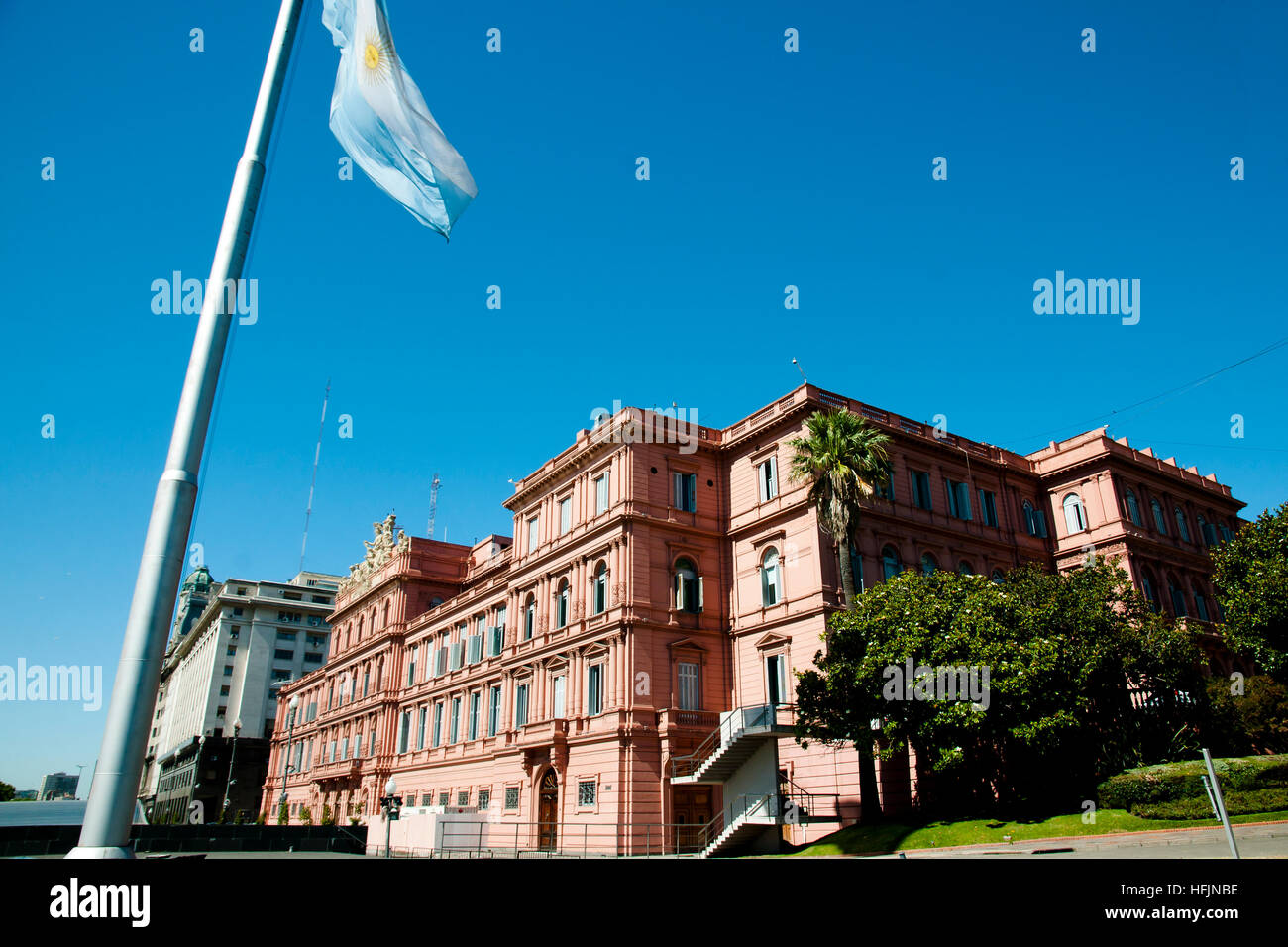 Presidential Pink House (Casa Rosada) - Buenos Aires - Argentina Stock Photo