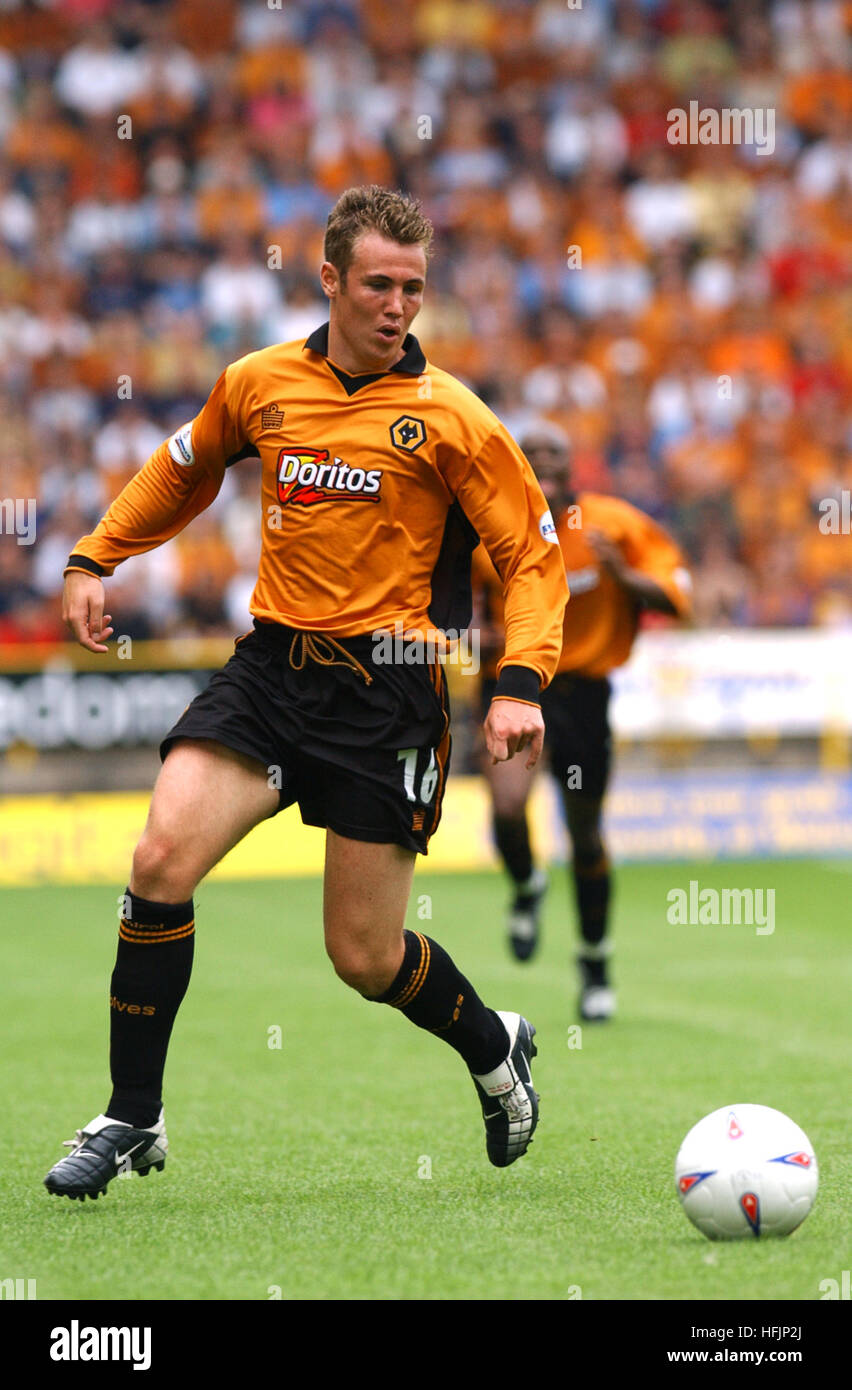 Kenny Miller footballer playing for Wolverhampton Wanderers 2002 Stock Photo