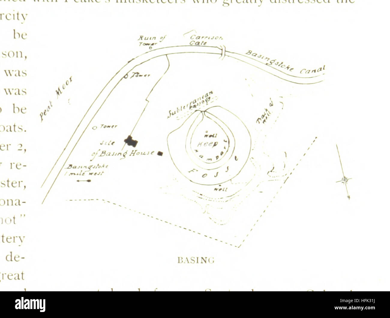 Image taken from page 245 of 'The Castles of England: their story and structure ... With ... illustrations and ... plans' Image taken from page 245 of 'The Castles of England Stock Photo